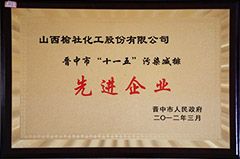 2012年“十一五”污染减排先进企业